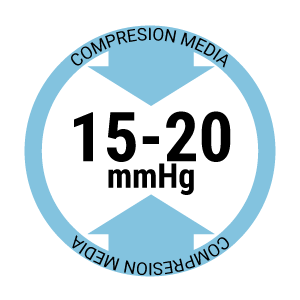 Compresión Media 15-20 mmHg